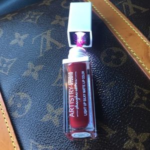 Lip stain matte lipstick with mirror and light